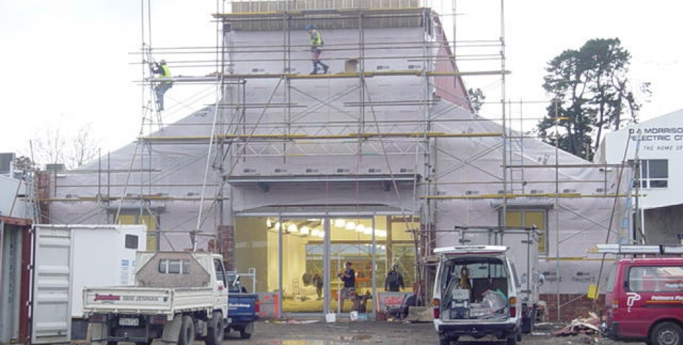 4. Rear View Scaffolding